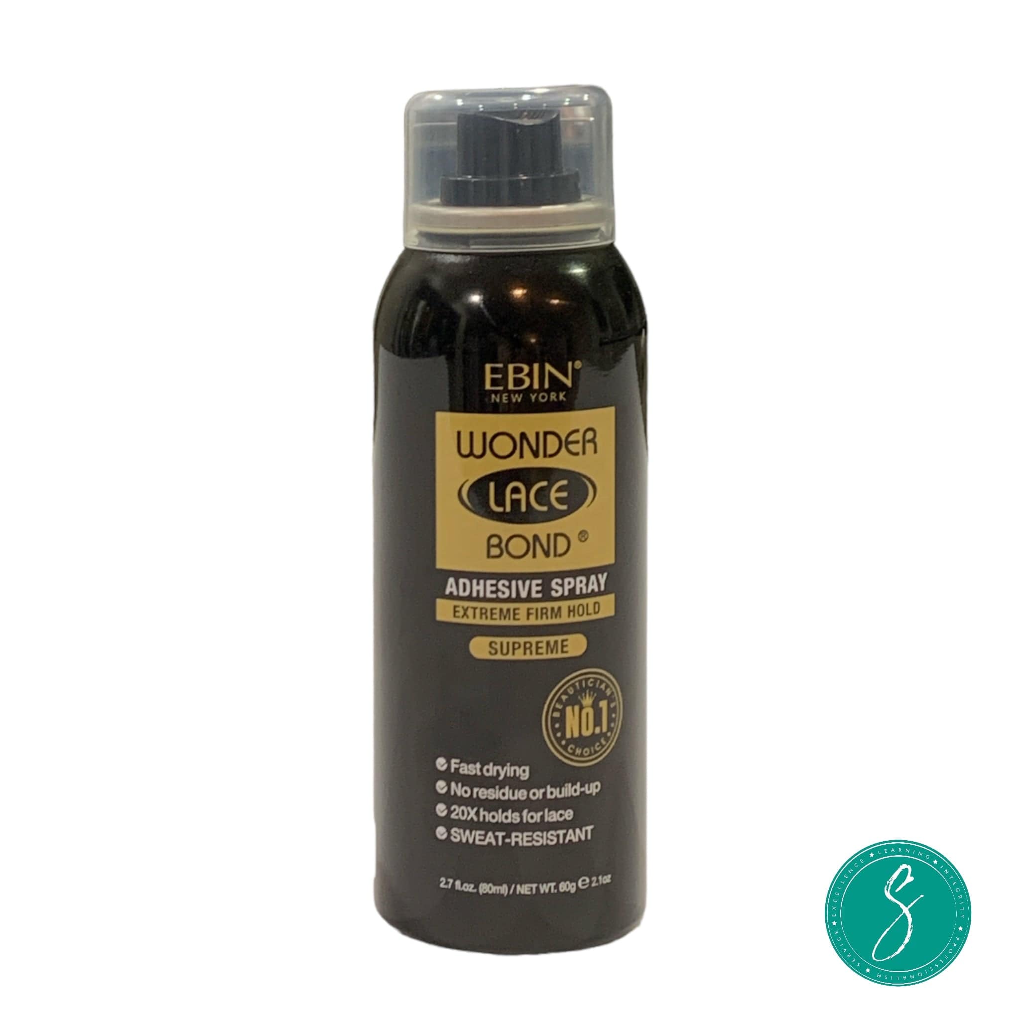 EBIN Wonder Lace Bond Adhesive Spray - Supreme (Black) - 2.7oz
