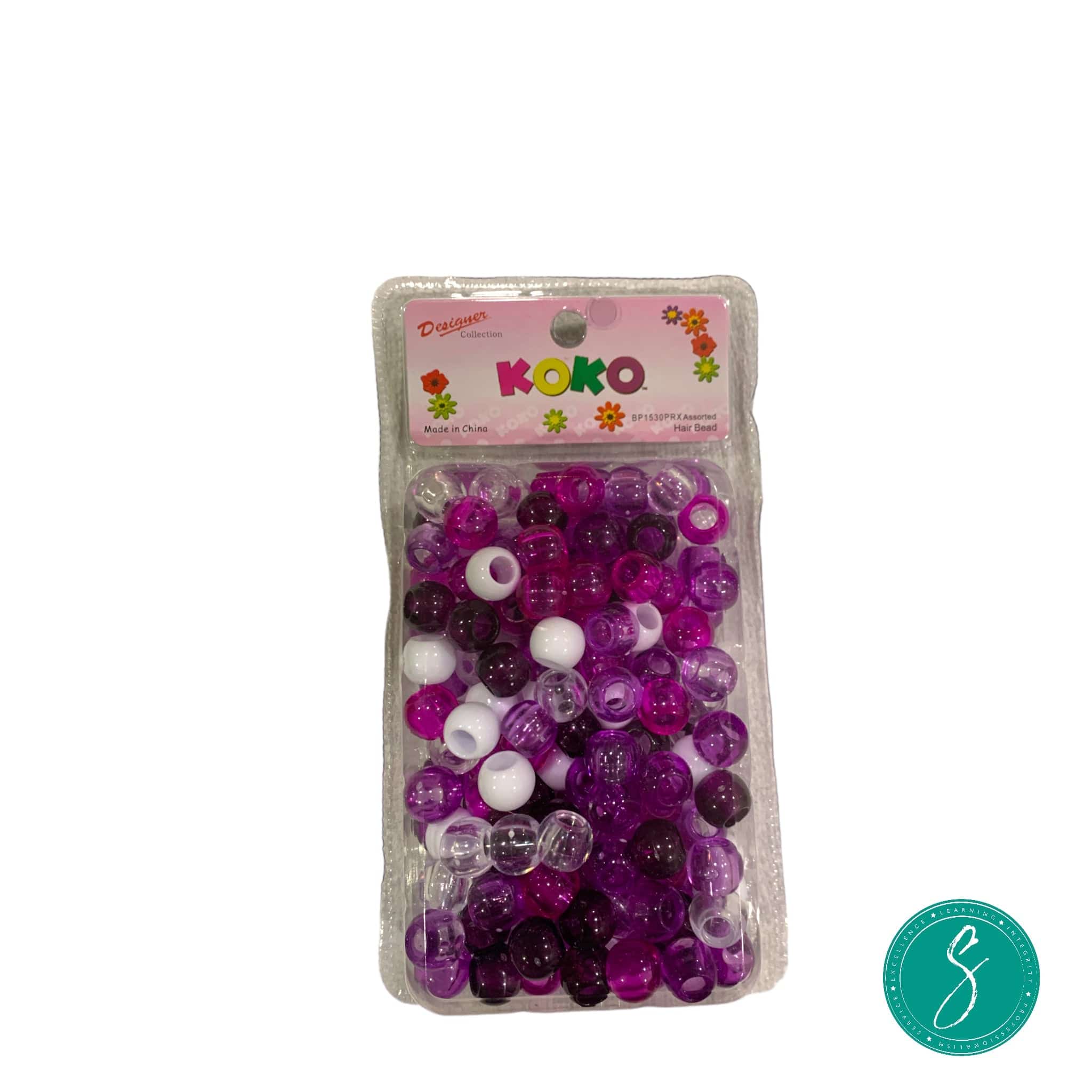 Koko Designer Beads Purple Mix