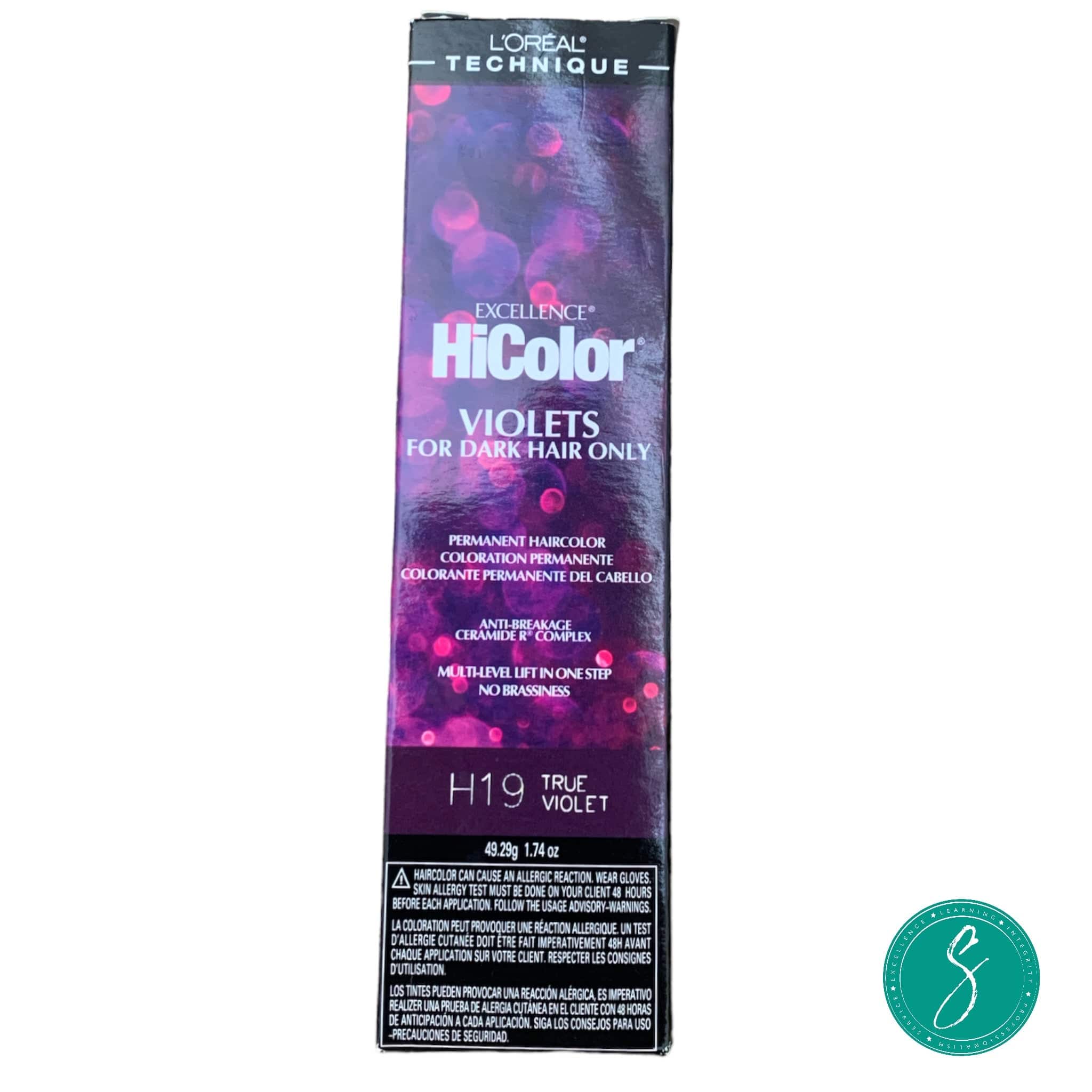 True Violot Hicolor L'OREAL Excellence HiColor - True Violet
