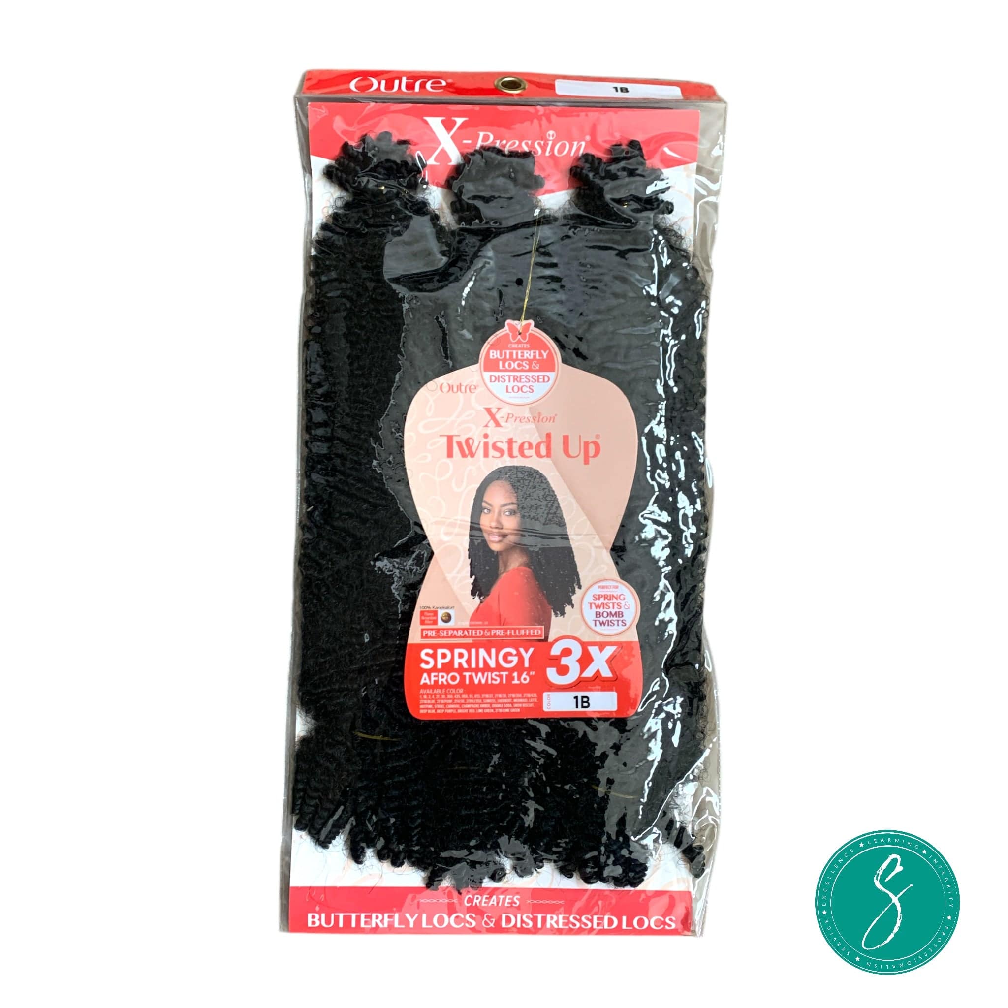 Outre - Sun Taiyang Co Default Outre Springy Afro Twist 16" 1B