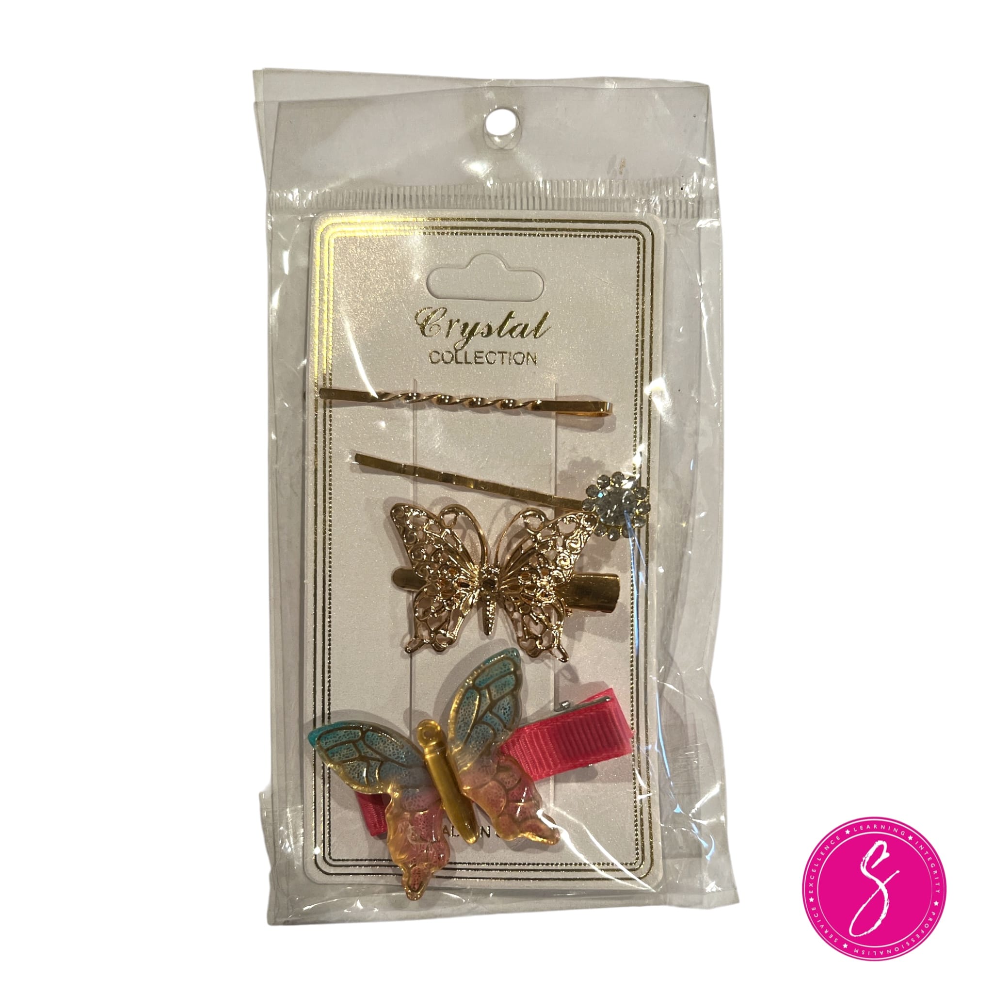 Pastel Butterfly Clips and Pins