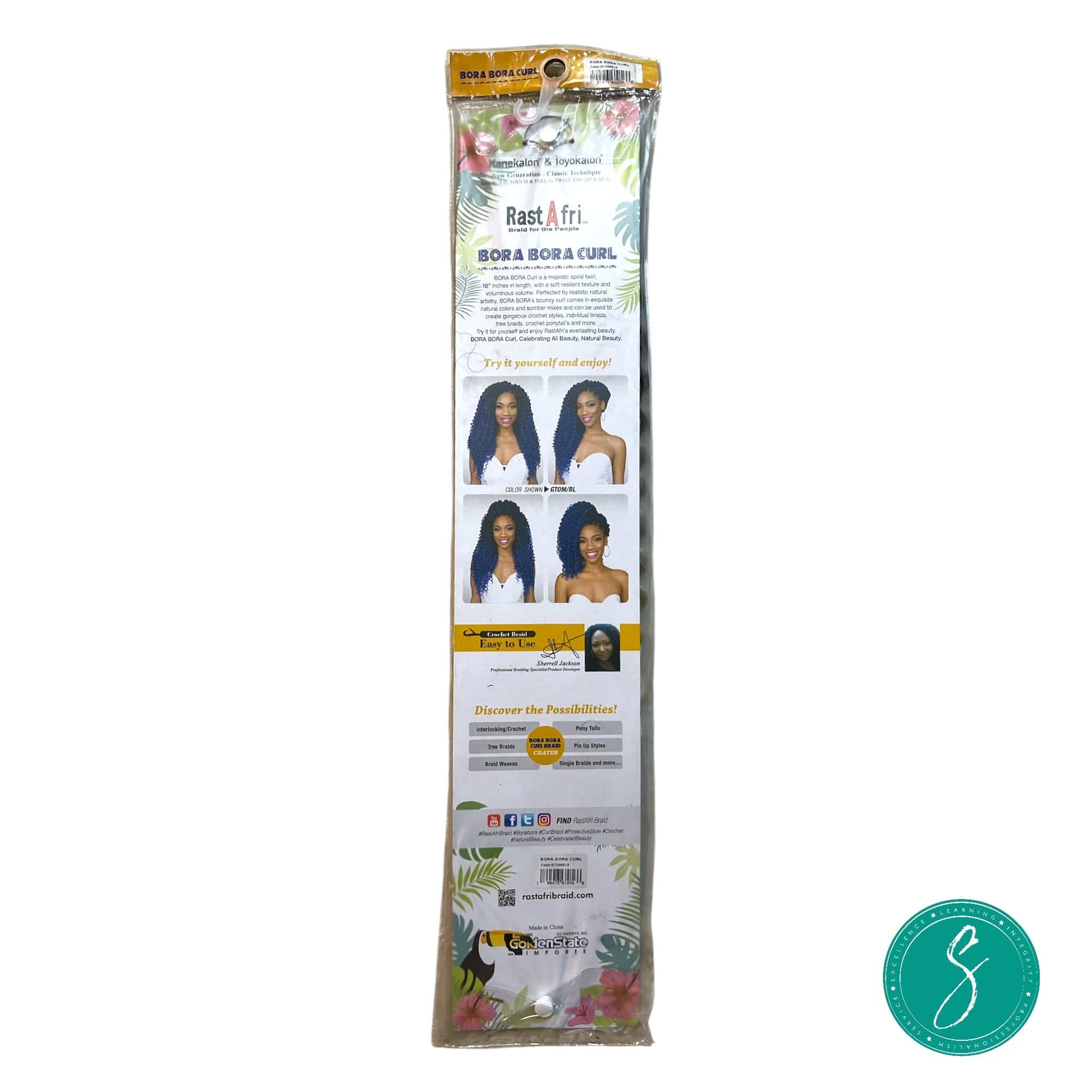 RastAfri BoraBora Curl GTOM/613