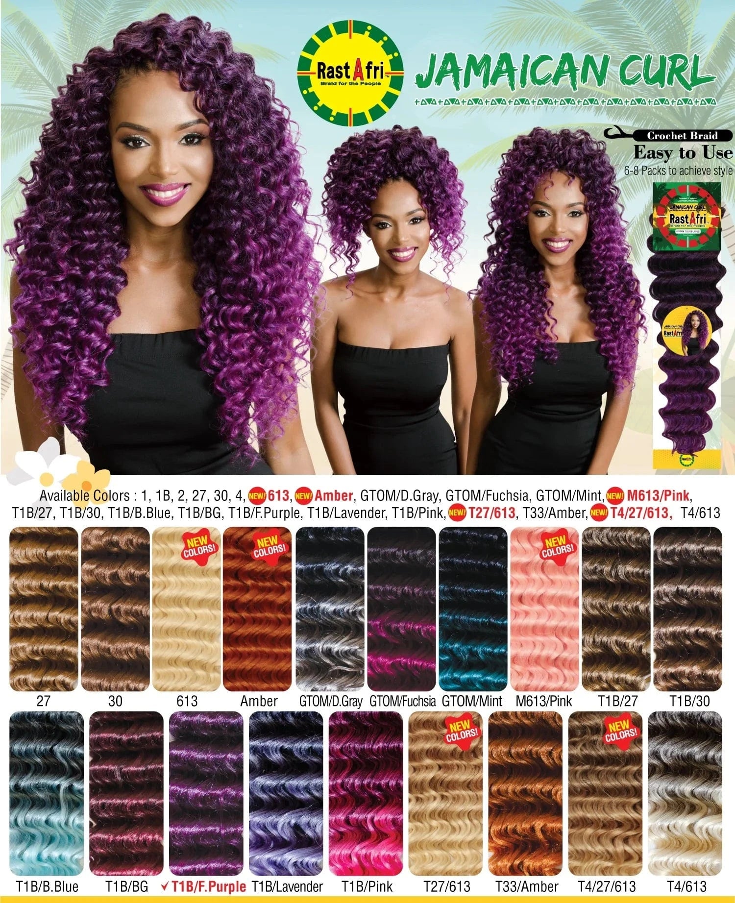 RastAfri Default RastAfri Jamaican Curl #27