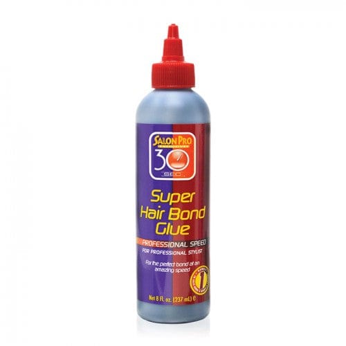 Salon Pro 30 Second Glue Black 8oz Black
