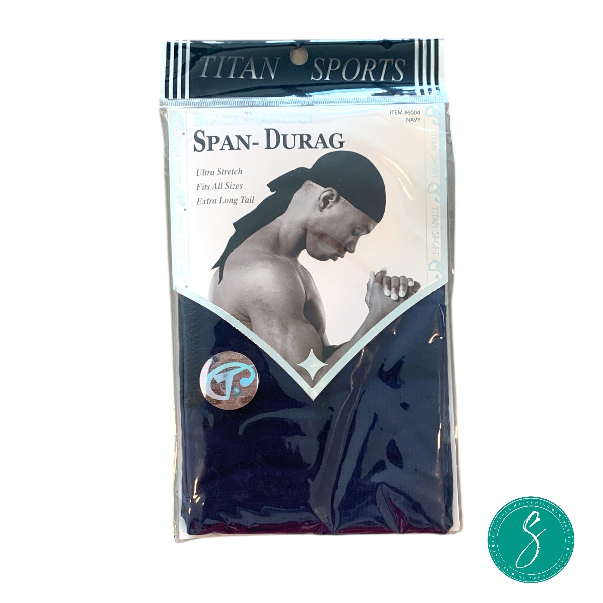 Donna Blue Titan Sports Black Diamond Span-Durag